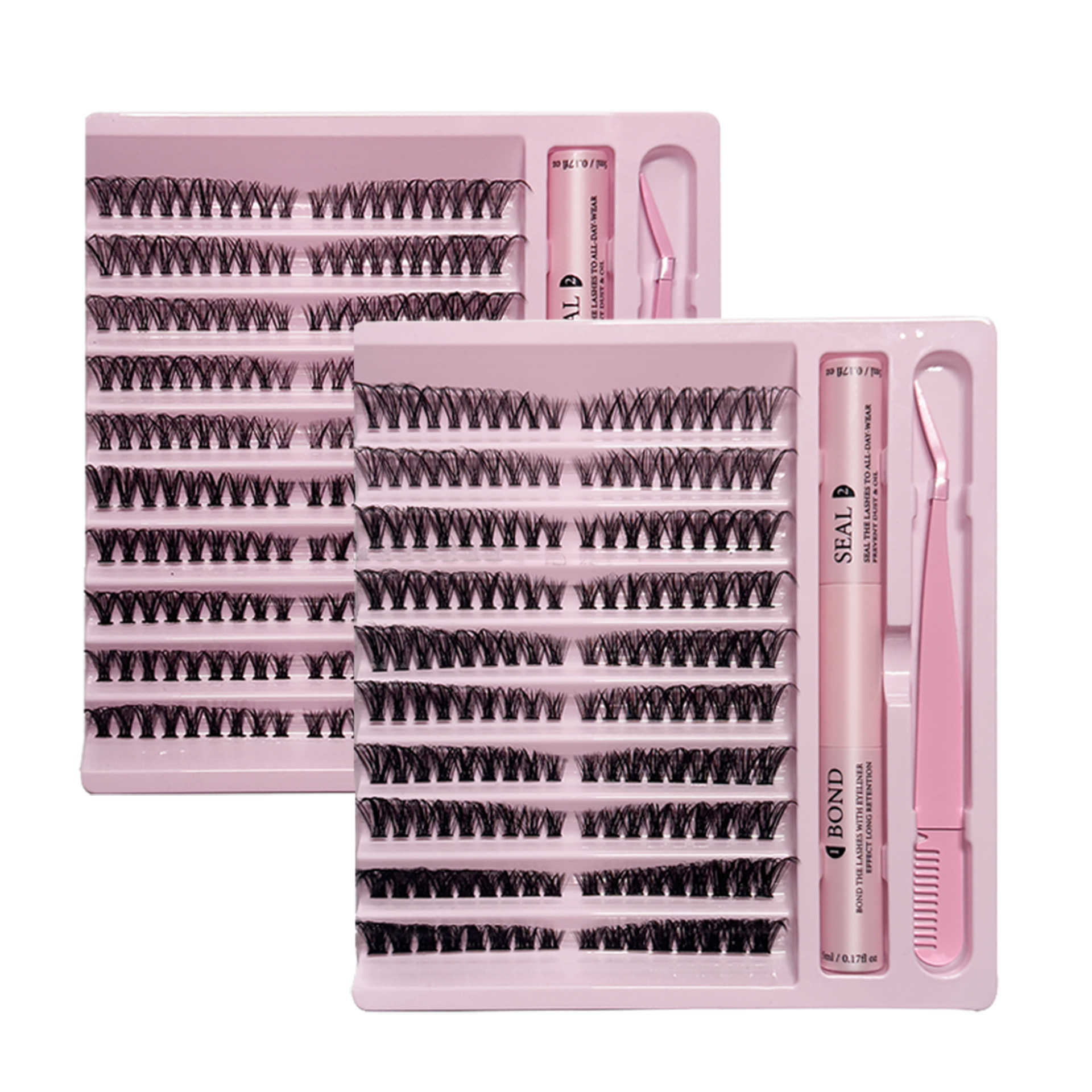 False eyelashes extended by 30D-100D single cluster segmented hair simulation thick and curled eyelashes W250324