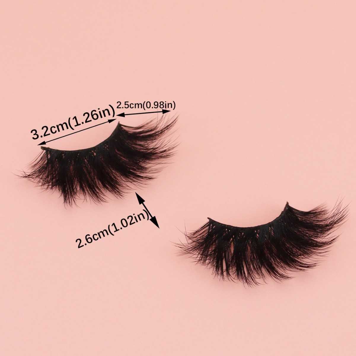 Thick and dense synthetic false eyelashes three-dimensional and long multi-layered curled eyelashes one-piece eyelashes W250324