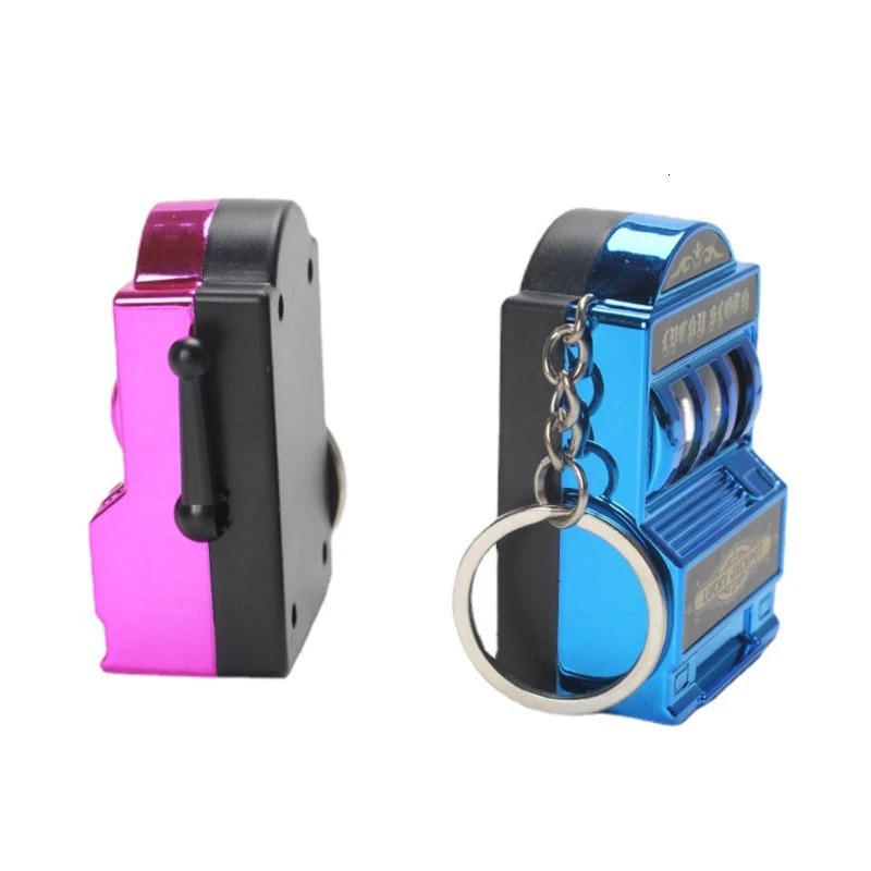 Mini Casino Lucky Charm Jackpot Keychains Handbags Charm Pendant Slot Machine Keychain Novelty Gifts for Women Men 250324