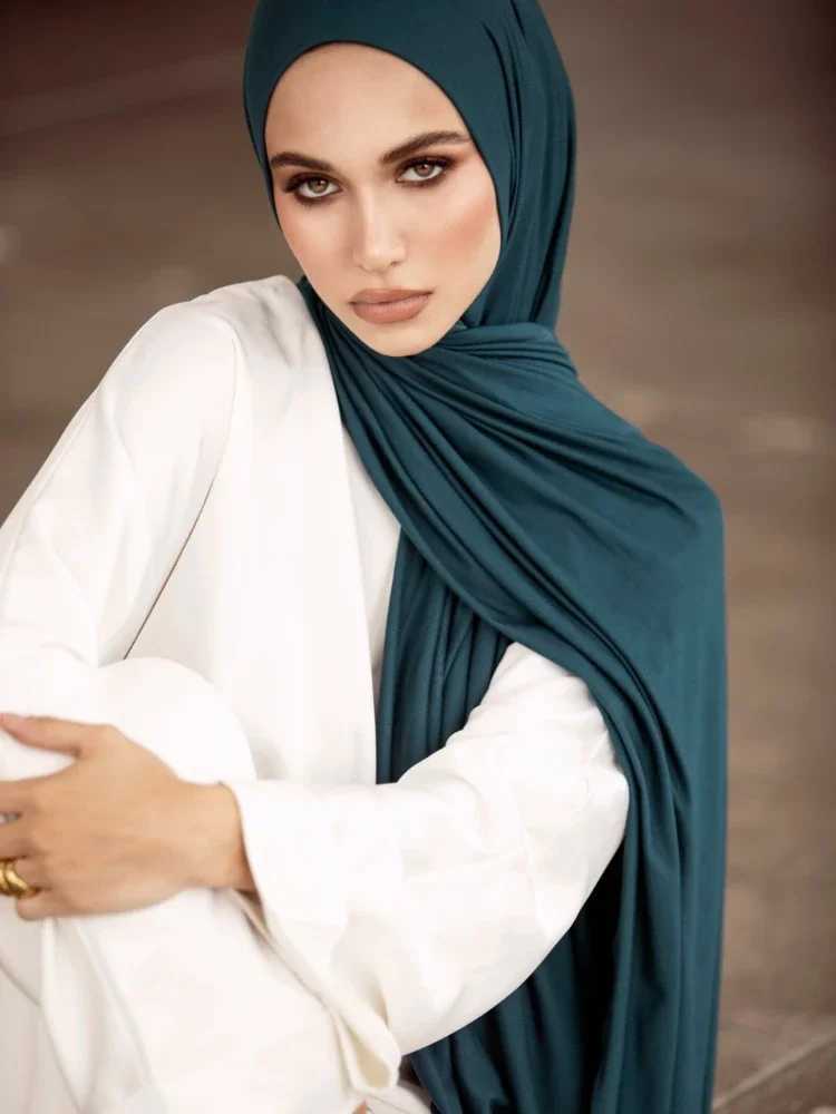 Large jersey headscarf for Wan Turban Merceri cotton headscarf for Wen Scarf scarf Ramadan Foard X250324