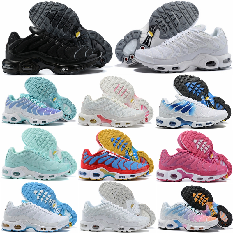 Tn Plus Running Shoes man women Triple White Black Red Laser Blue Volt Glow Oreo Breathable Hyper Pink Tennis Ball Platform Sneakers Outdoor Sports Trainers