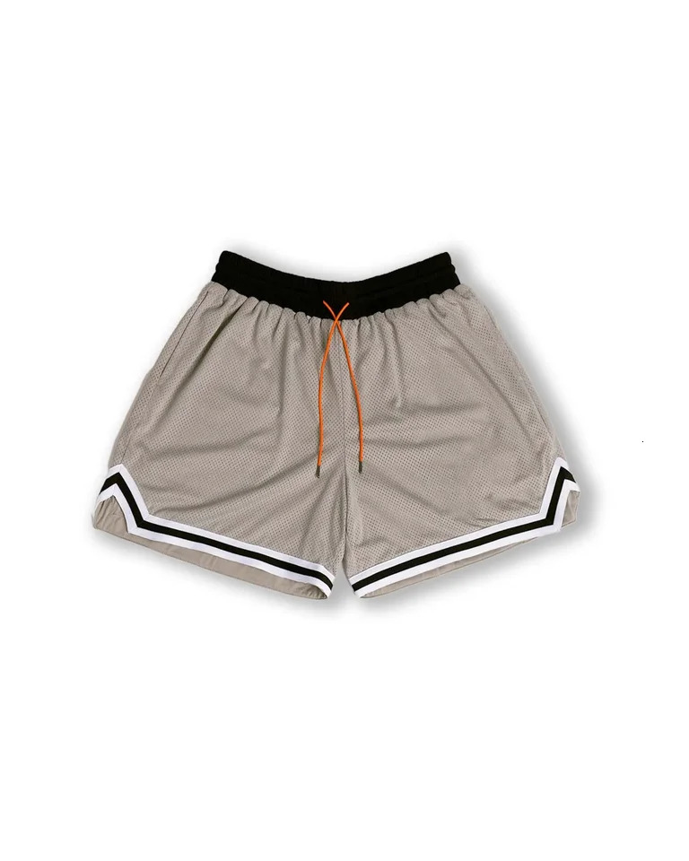 2024 American Casual Shorts Mens Fitness Sports Running Quick Dry Summer Mesh Breathable Training short pants 250321