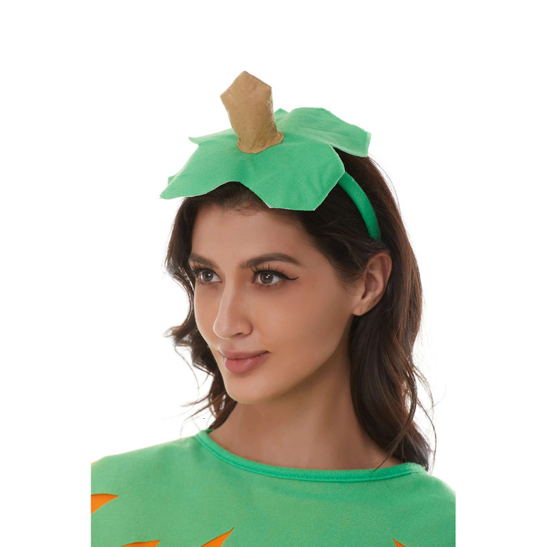 Spooky Fall Festival Pumpkin Getup Comprehensive Two-Part Cloak Outfit Including Headgear for Kids and Adults quantity