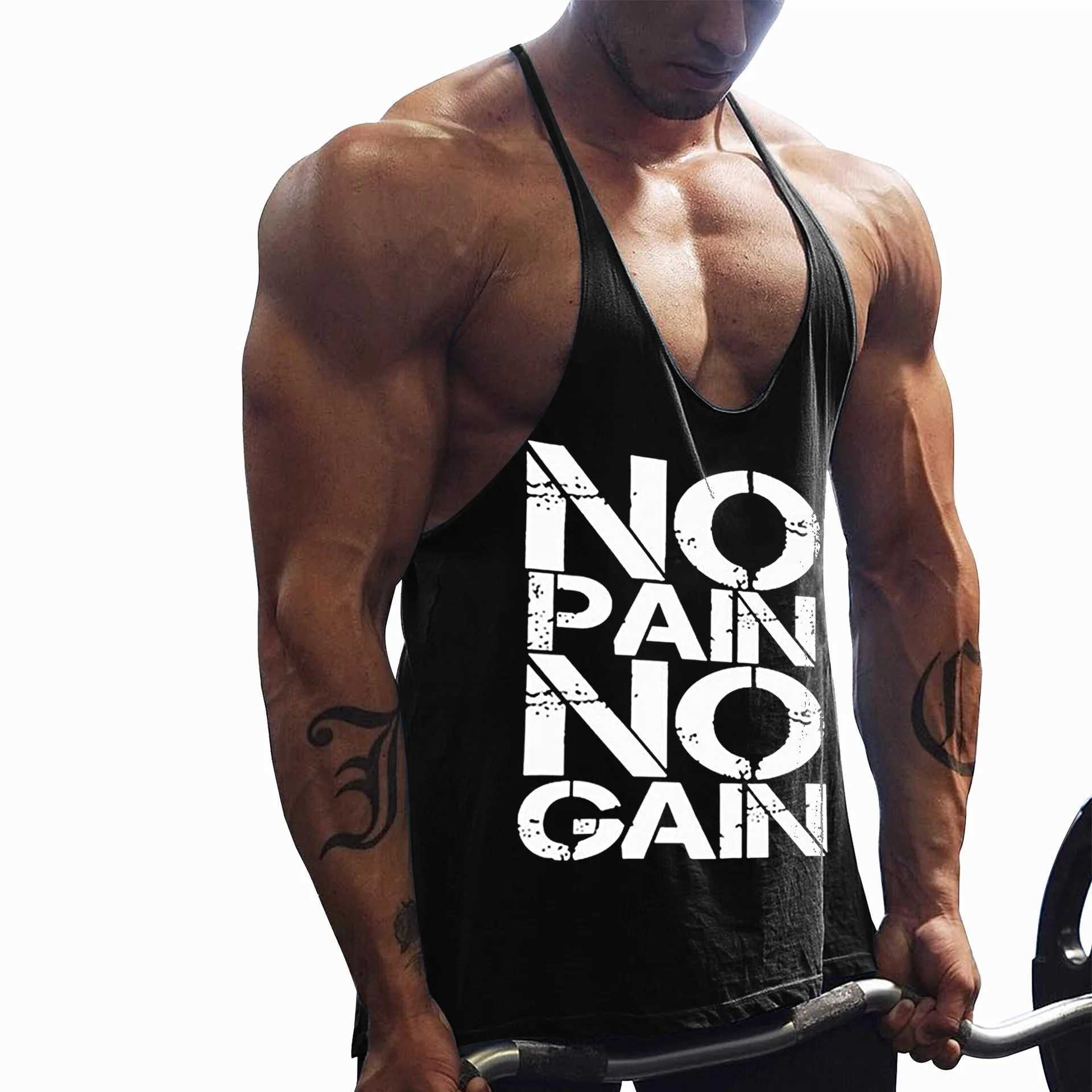 Fitness vest mens fitness clothing mens fitness vest summer fitness vest mens sleeveless vest plus size X2503241