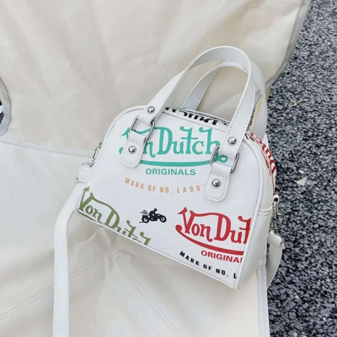 New Designer Bag With Free Shipping, Light Luxury Fashion Bag, Personalized Mother Graffiti Sloping Shoulder Retro Women's Spring Handbag