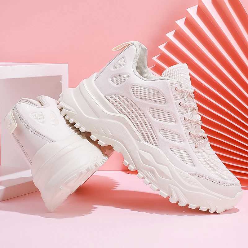 Moipeng Womens White Short and Fat Sports Shoes Vulcanized Shoes Plus Size 35-45 Couple Platform Running Sports Shoes Womens Black Casual ShoesXJ25032