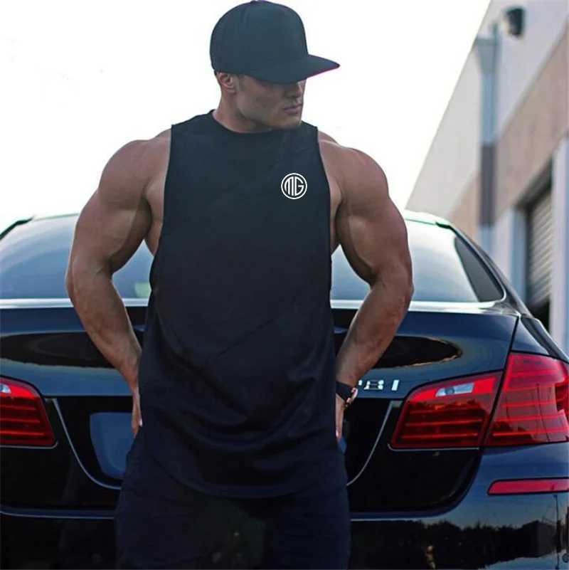 Brand Fitness Clothing Gym Vest Mens Fitness Rope Cotton Splicing Mesh Training Single Sleeve Sweatshirt X250324