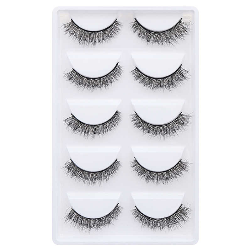 DINGSEN False Eyelash Stable Fury Fluffy Eyelash Thick Curly Eyelash W250324