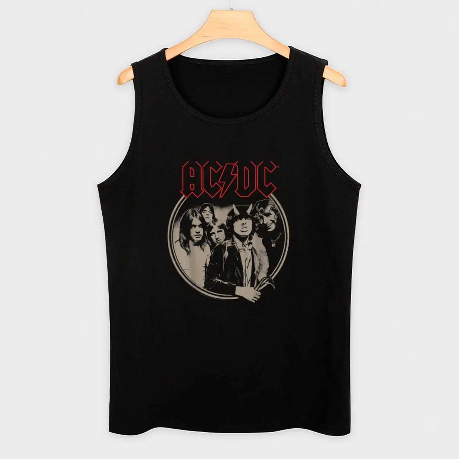 Retro Band Vest Top Gym T-shirt Mens SLeeveless Jacket Mens Gym Clothing X250324