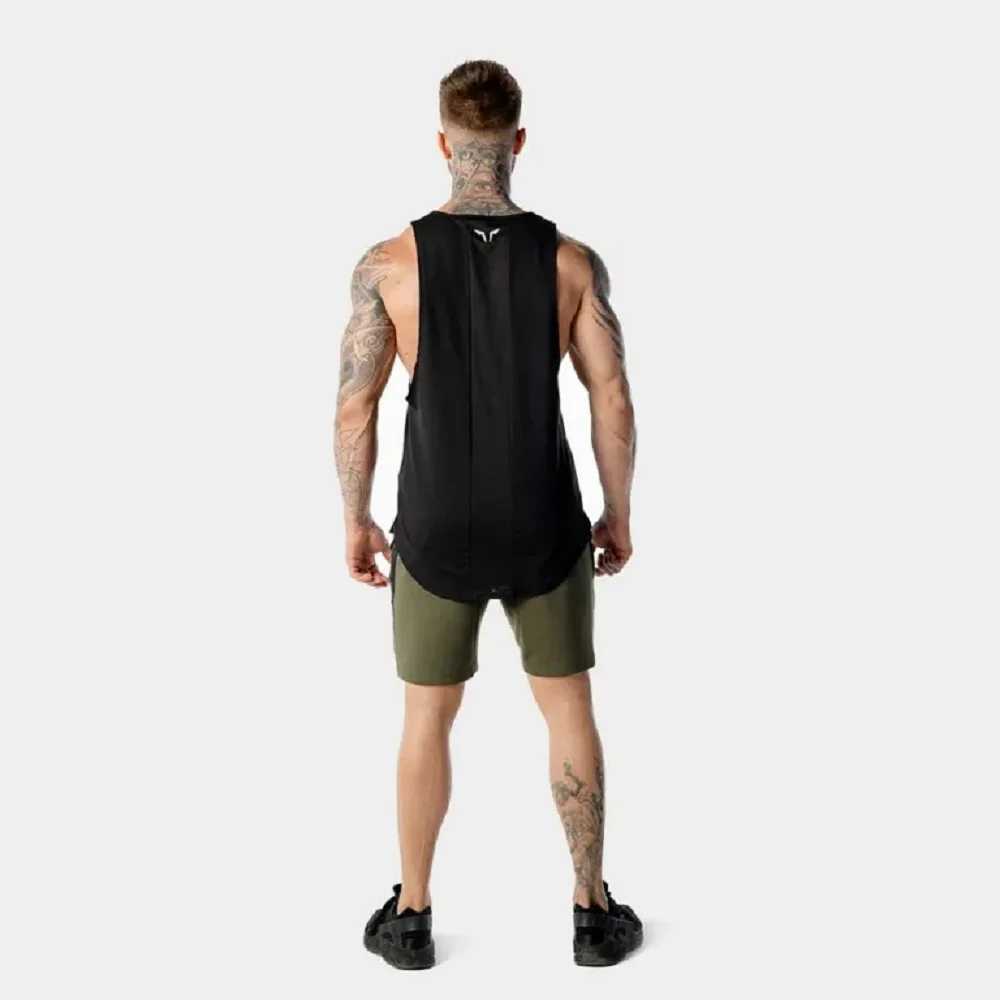 New mens quick drying loose sports vest summer sleeveless T-shirt round neck sleeveless sweatshirt X250324