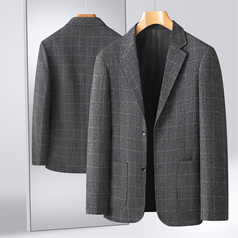 k1027 Men's Casual Suit Jacket - Trendy All-Match Cardigan for Any Occasion