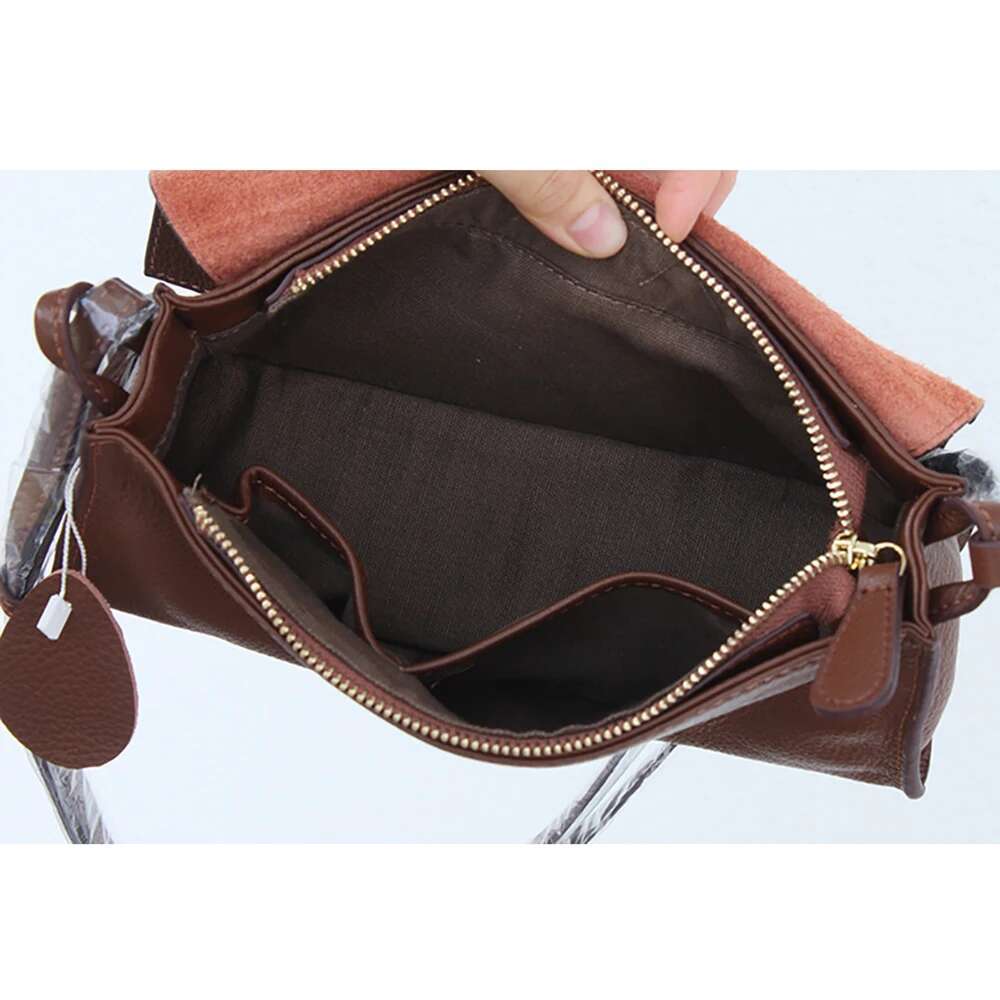 Genuine Leather Crossbody For Women Handbag High Quality Long Strap Shoulder Bags Ladies Messenger Sac A Main Bag
