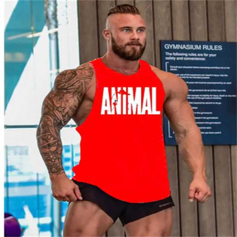 Brand gym mens back vest muscle vest fashion sleeveless striped clothing bodybuilding single body fitness sweatshirt X250324
