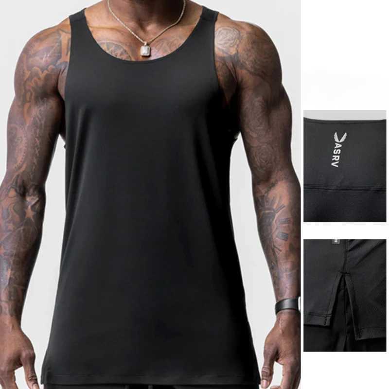Summer mens casual vest mens bodybuilding sleeveless shirt single piece underwear fitness clothing running vest X250324