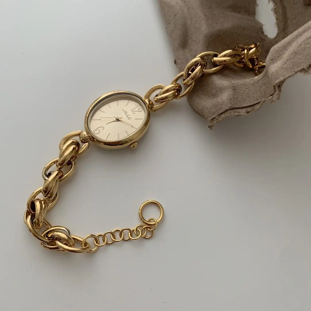 woven bracelet watch ladies small gold watch amazing ity retro womens chain watch fashionable and personalized 250319
