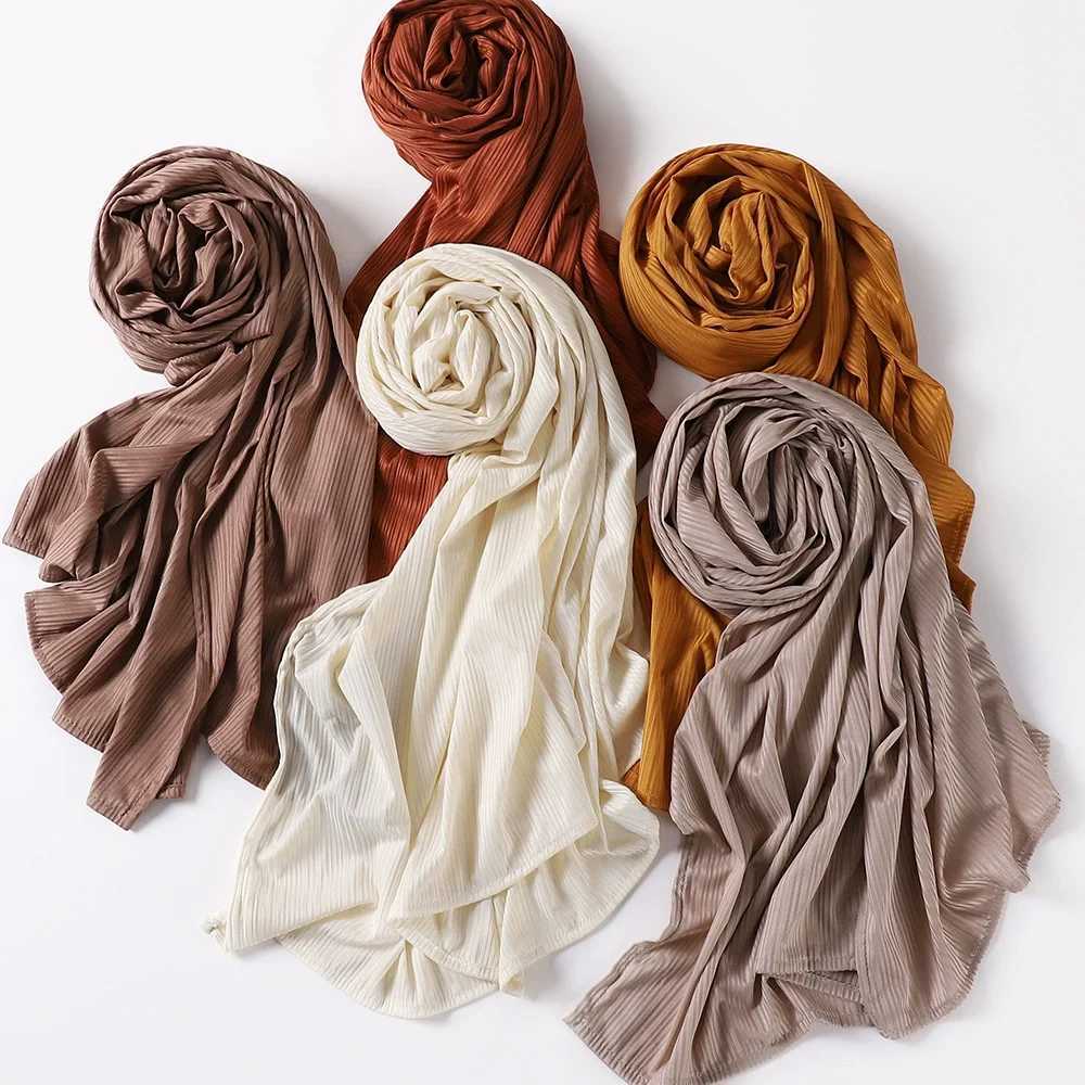 Cotton headscarf knitted scarf Muslim headscarf shawl plain scarf Sjaal Hoofddoek Ramadan X250324