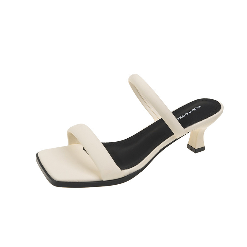 Free shipping designer sandals for womens high heel Summer fashion black beach Open toed slippers size 35-40