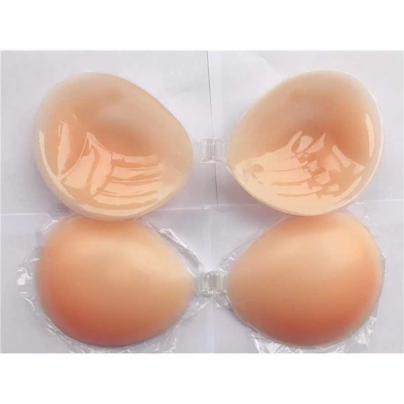 Thick cup massage strapless invisible push up bra self-adhesive silicone BH backless female sexy lingerieXJ250324