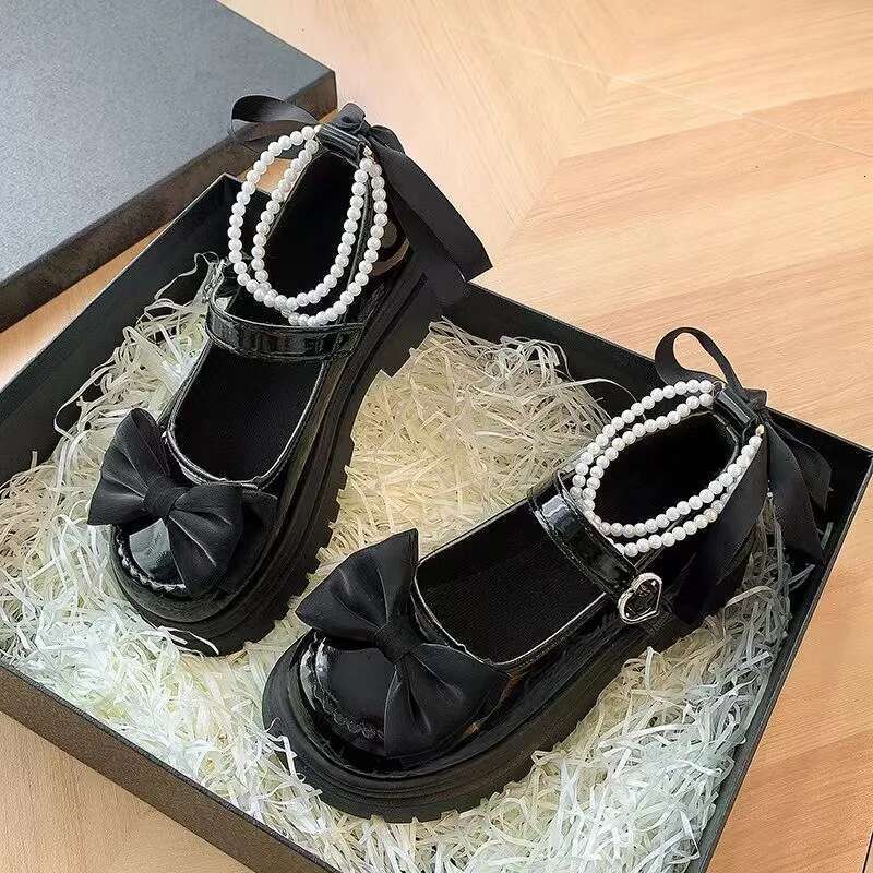 Summer Platform Size34-42 Lolita Sweet Sandals Women Japanese Bow Cute Chic Mary Jane Round Toe Shoes