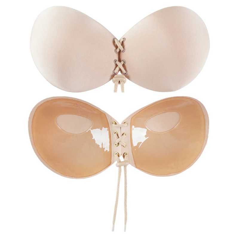 ALLTOOALL womens invisible bra super push seamless self-adhesive adhesive wedding party sexy bra womens underwear braXJ250324