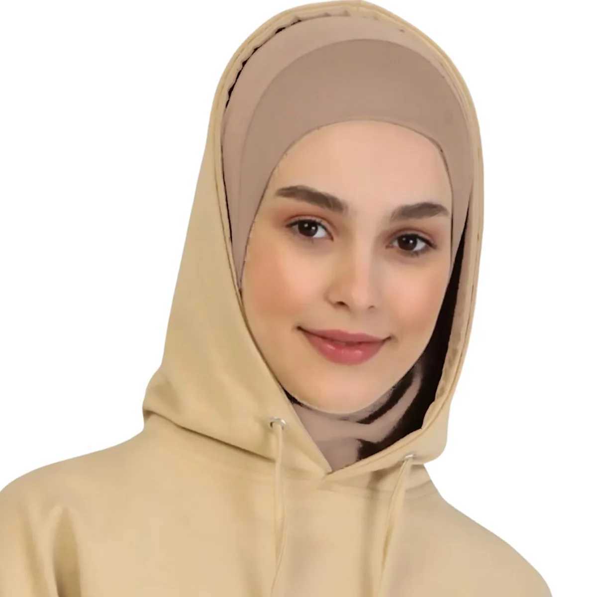 New ready to wear instant headscarves for Wen Solid colored linen scarves neck sports headscarves needleless Islamic shawls and wraps X2503241