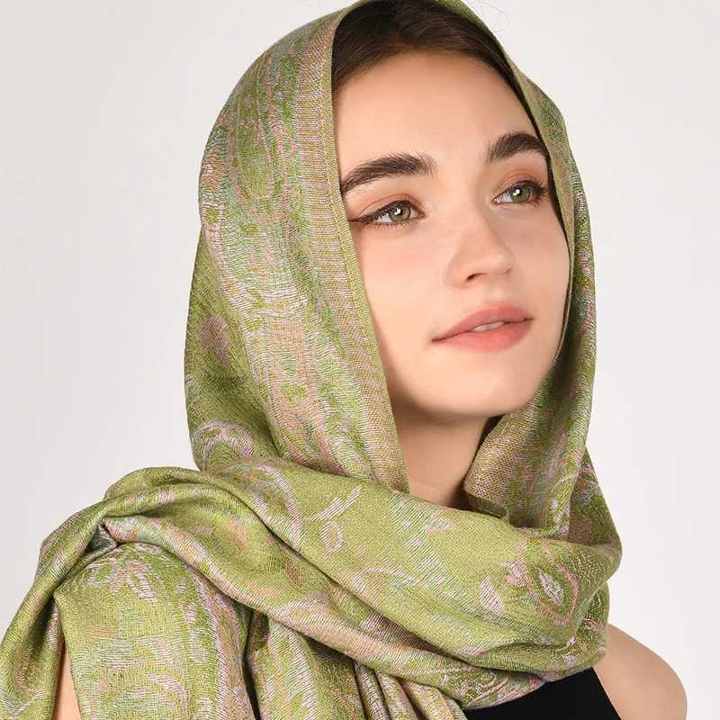 winter headscarf scarf long Muslim cashmere shAWl Fem Foard soft tuRBo bag suitable for luxury brands with ribbons X250324