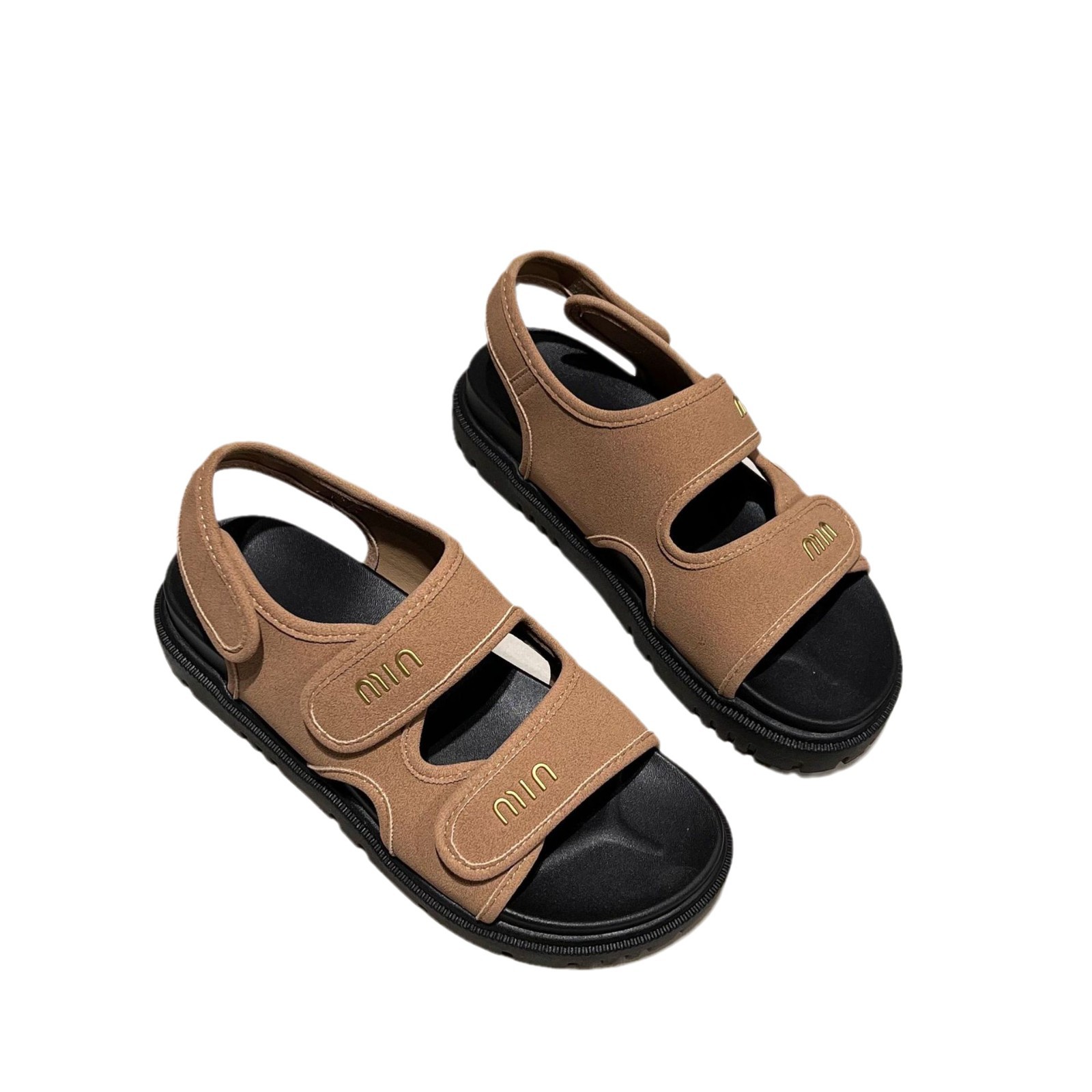 Slide - Black hot Flatform Sandals, Womens Designer Flat Sandals for Casual Comfort