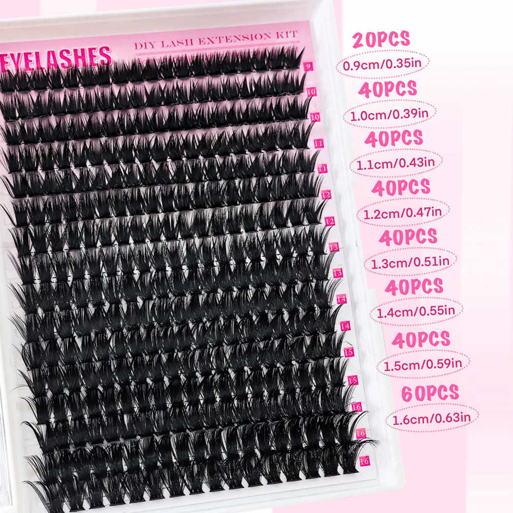 80D Thick and Fluffy Cat Eye False Eyelash Beauty Special Thick Grafted False Eyelash Curl W250324