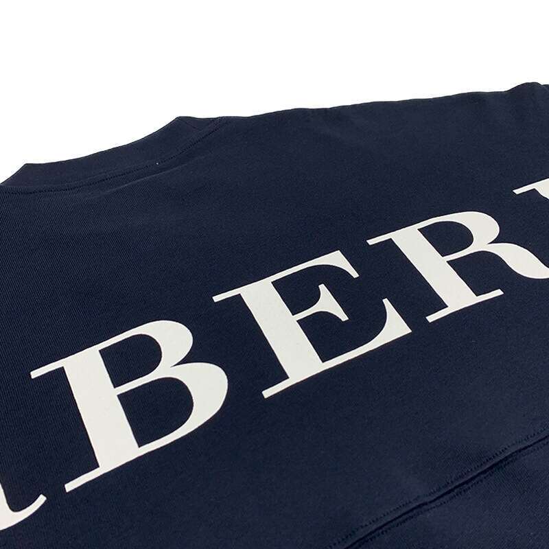 South Oil Sharp Goods Original Label BU Home Classic Back Big Letter Bat Sleeve Round Neck Pullover Loose Hoodie For Men And Women