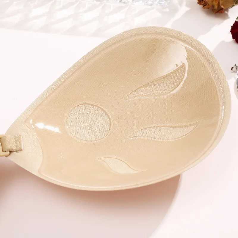 2 pairs of invisible strapless adhesive stick bras push up bras seamless front closure bras for women silicone brasXJ250324