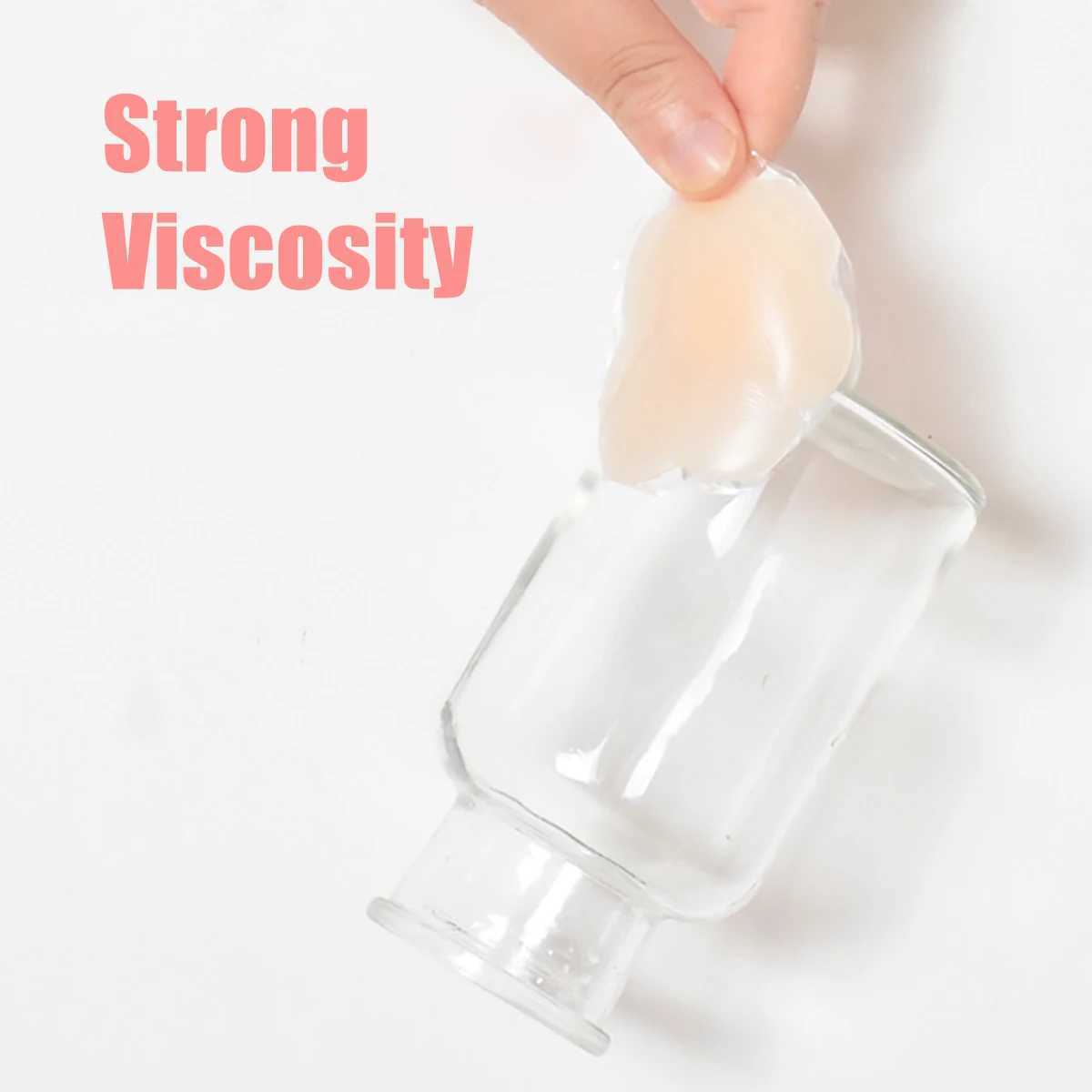 Reusable invisible self-adhesive silicone breast cushion bra pastry pad petal and circular pad sticker accessoriesXJ250324