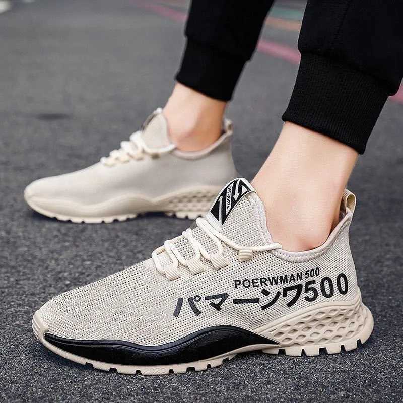 Mens Shoes Spring 2025 New Trend Shoes Mens Shoes Casual Sports Running Net Breathable and Casual Spring Trend ShoesXJ250324