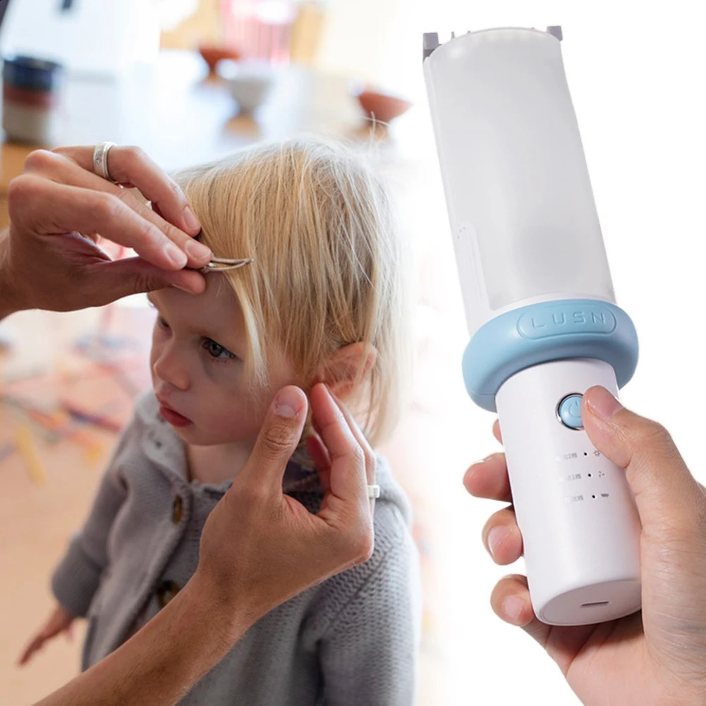 Portable Electric Baby Hair Clipper Kids Vacuum Hair Clippers Kit USB Charging Cordless Hair Cutting Tool for Children Infant 250303