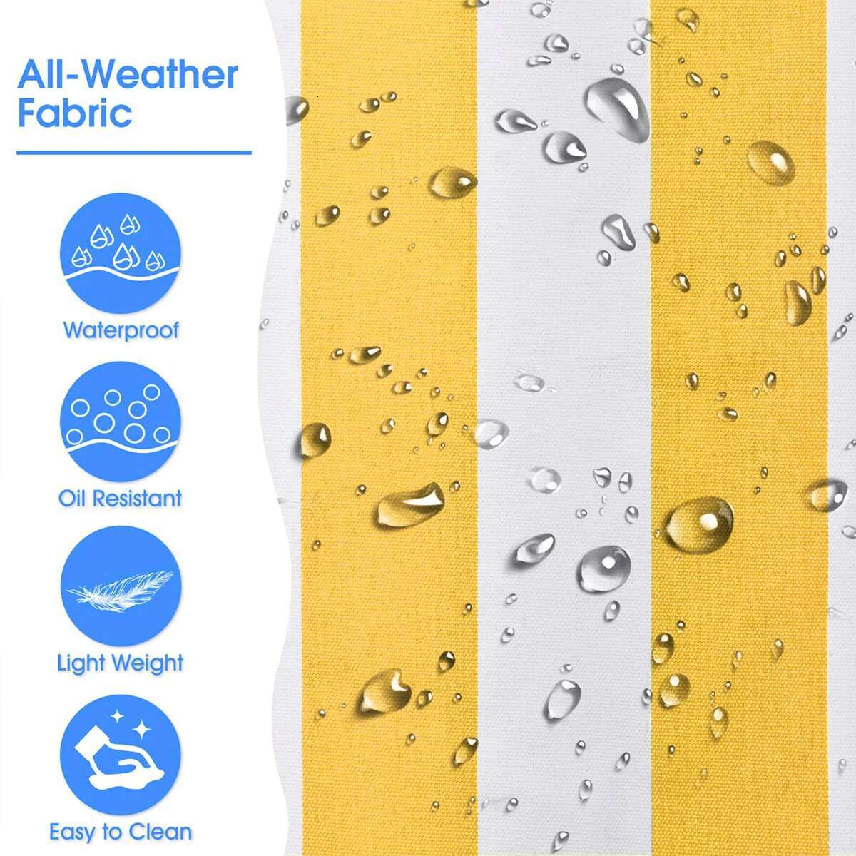 Striped Zipper Outer Bag For Outdoor Travel And Vacation, Waterproond Sand Resistant Canvas, Convenient Folding Beach Bag-Zmt