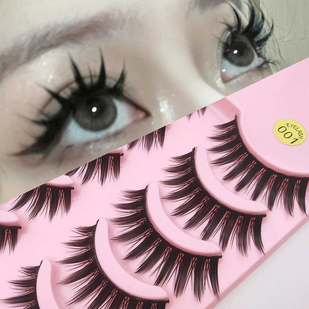 Comic Eye COS Thick Devil False Eyelash Fairy Hairy Girl Natural Simulation Thick Curly Hard Stem Eyelash W250324