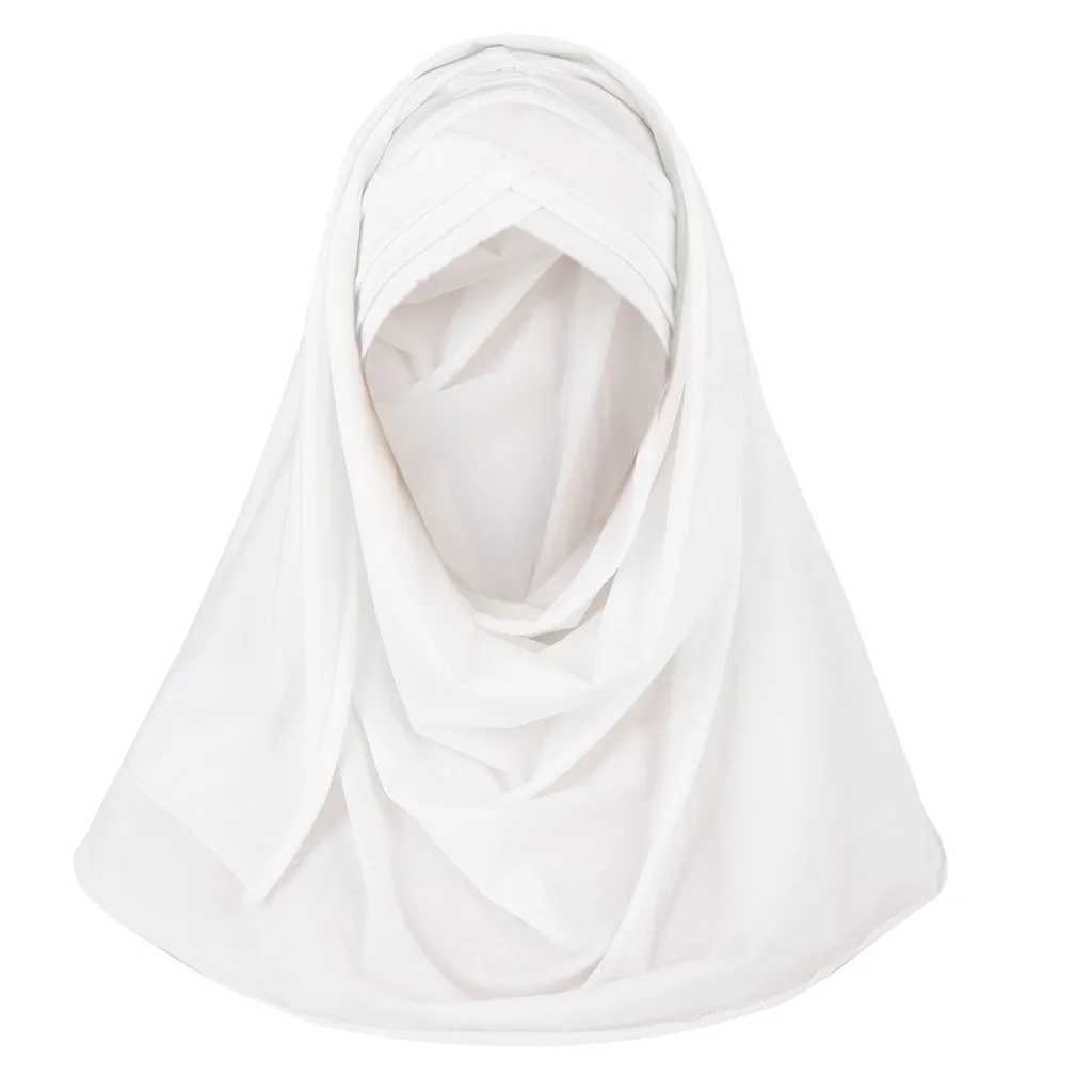 Warm Indian Hat Muslim Ruffle Chemical Turbine Packaging Hat Scarf Shawl Elegant Shawl 2024 Winter New X250324