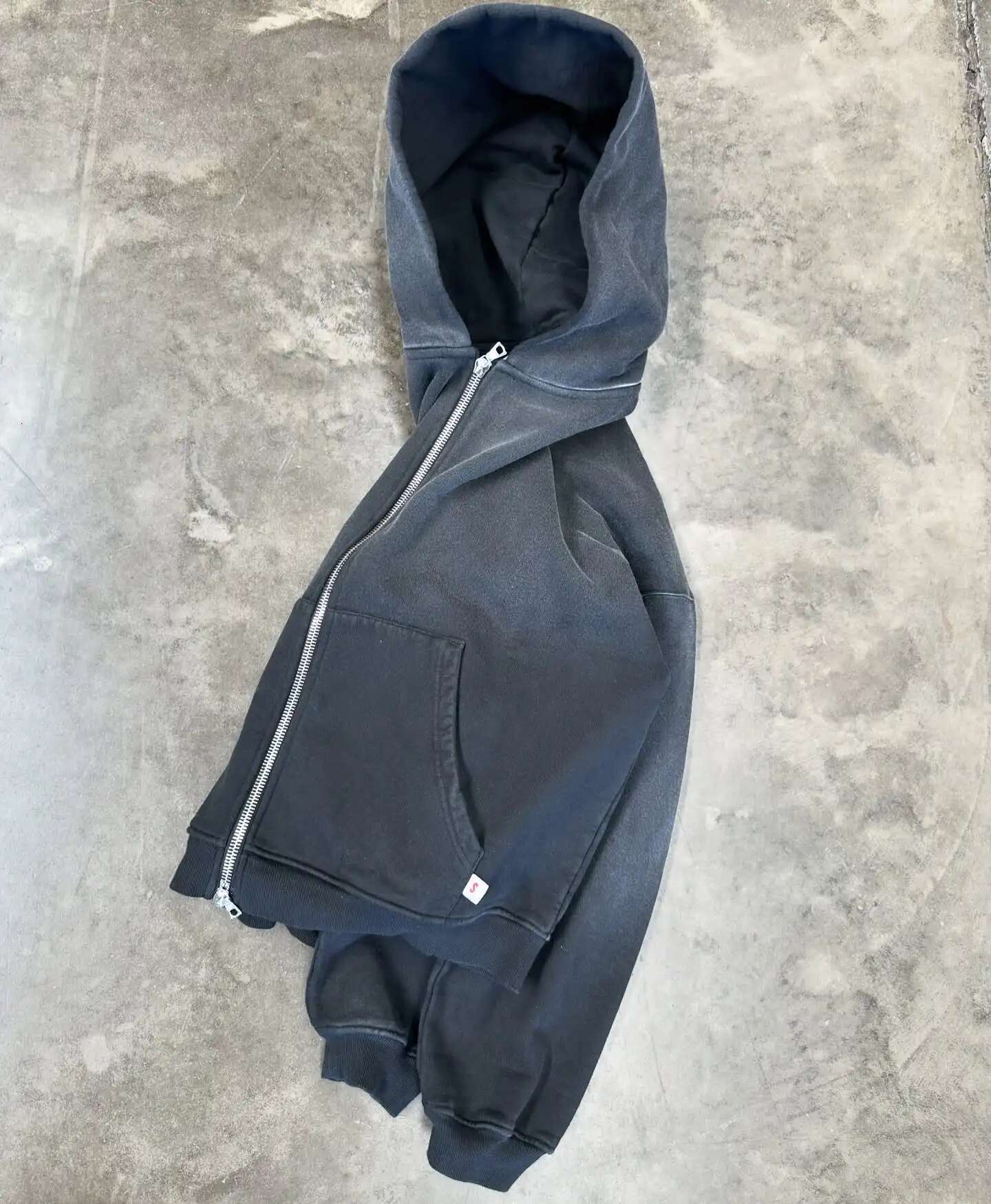 Goth Punk Tie Dye Oversized Sweatshirt Hoodie Mens Womens Y2k Haruku Hip Hop Clothes Long Sleeved Pullover Hoodies Streetwear