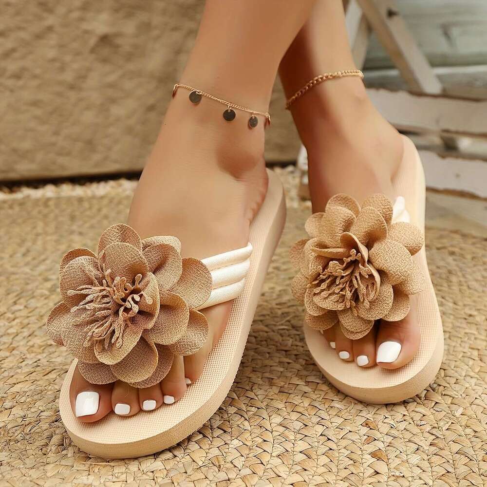 Women's ral Flip-ps - Comfortable Summer Beach Slides, Casual Open Toe Sandals with Soft Sole