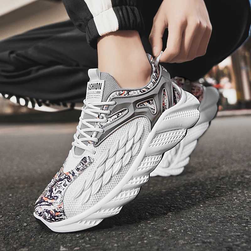 2025 hot selling mens shoes Drag Scale sports running shoes mens shoes casual mesh breathable Chinese fashion mens shoes sports shoesXJ250324