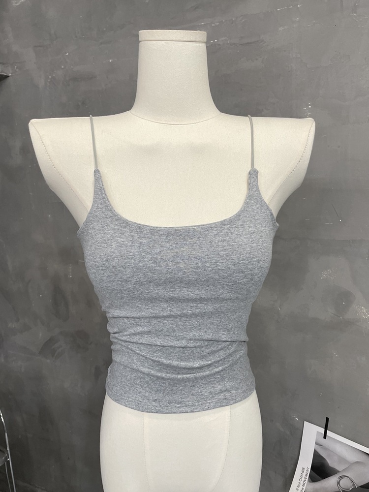 2025 New Pure Desire Chest Mat Spicy Girl Designer White Vest Women's Inner Abdominal Cover Comfortable Cotton Bottom Multifunctional Top