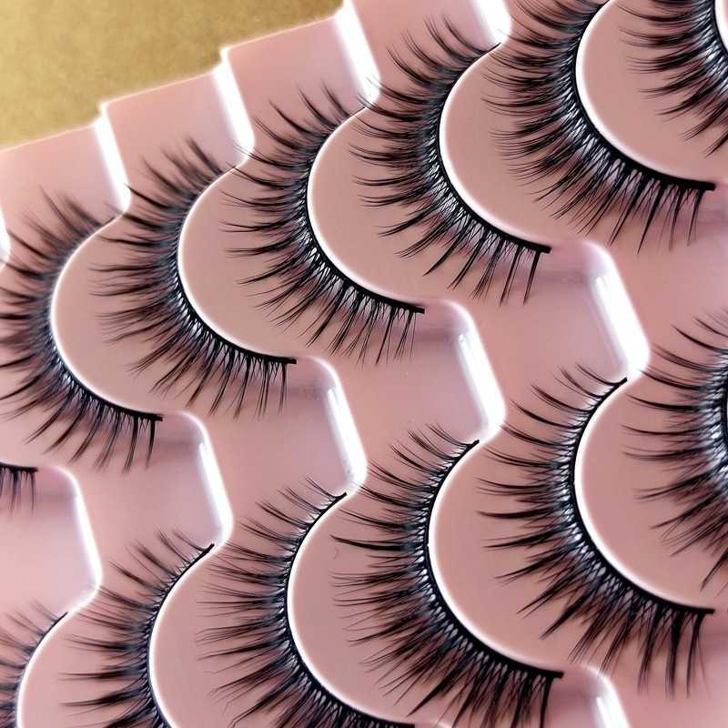 035 Great Devil Thick False Eyelash Hard Meme Cross Barbie Big Eyes Sharp Tail Exaggerated Eyelash Curling W250324