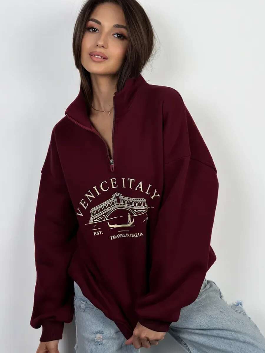 American Ins Retro Personality Versatile Couple Hooded Sweatshirt Autumn Winter Designer clothes Y2k Contrasting Color Splicing Lazy Pullover Top