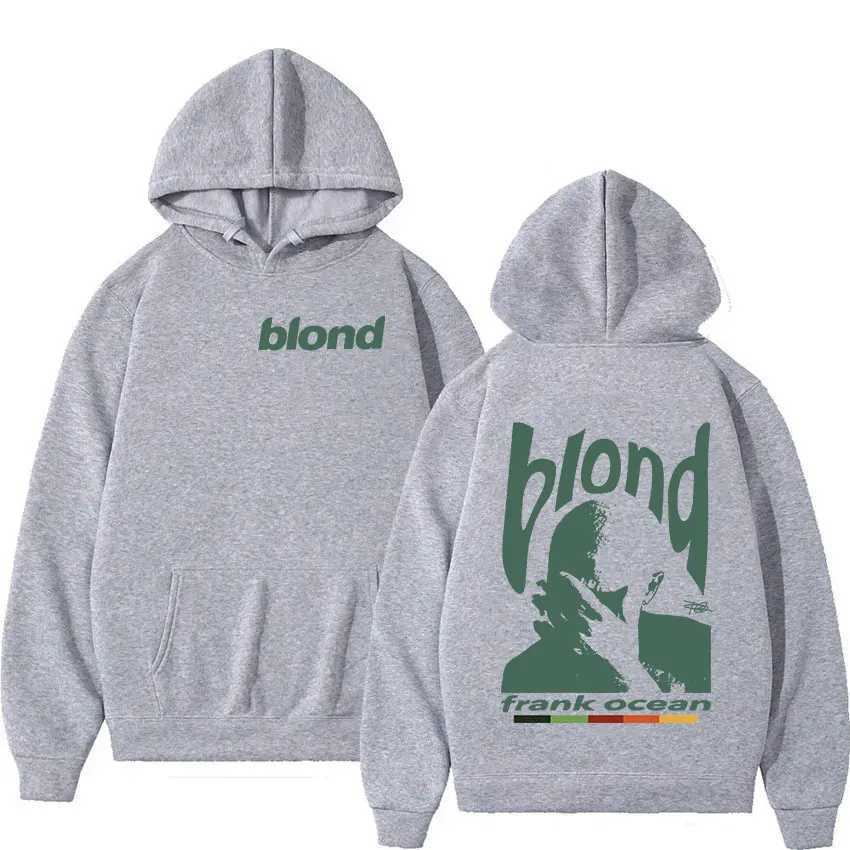 Rap singer Frank Retro Graphic Hoodie Mens Hip Hop Ocean Album Pullover Clothing Sweatshirt Y2k Unisex Blonde Fashion Super Large HoodieT250323