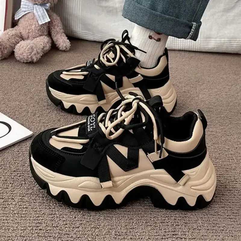 New Mixed Color Womens Platform Sports Shoes Outdoor Sports Shoes Womens Fi Shoes Designer Womens Vulcanization ZapatosXJ250324