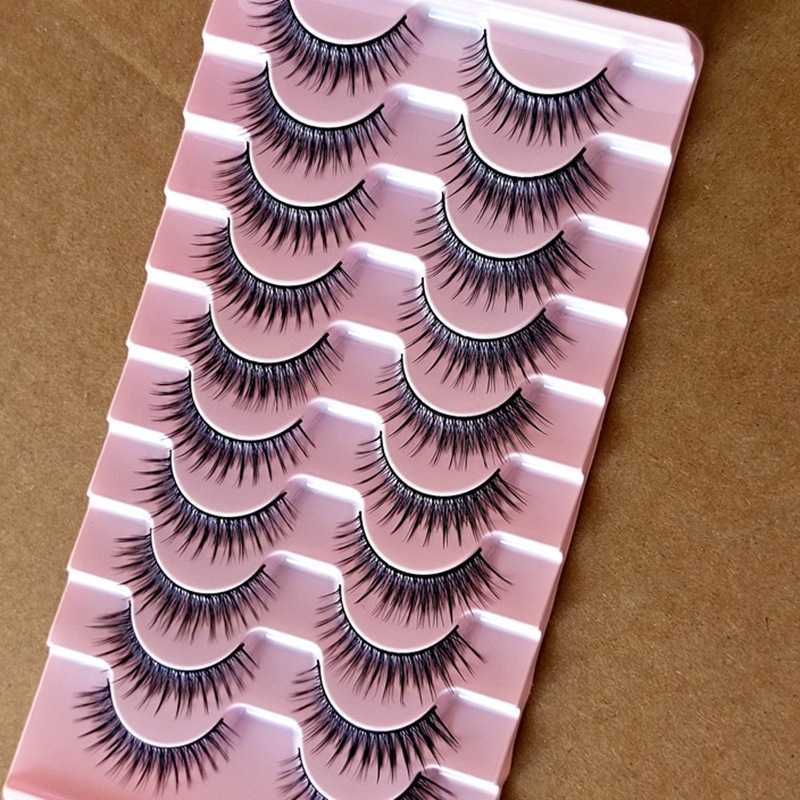 035 Great Devil Thick False Eyelash Hard Meme Cross Barbie Big Eyes Sharp Tail Exaggerated Eyelash Curling W250324