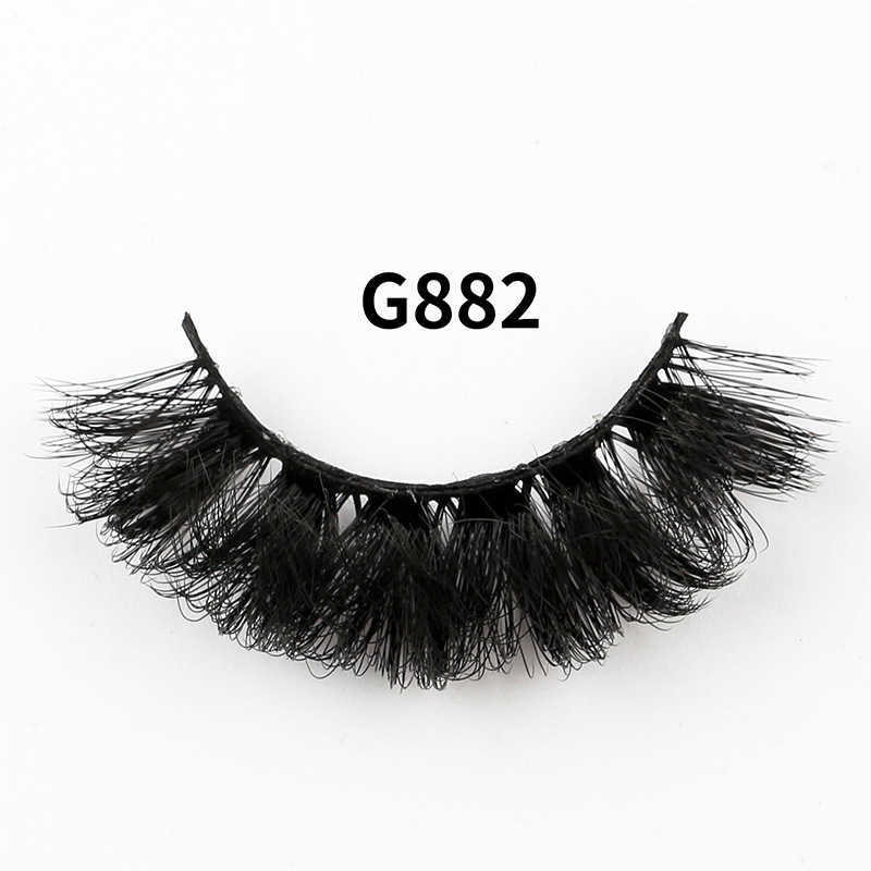 Russian false eyelash curler with large curvature DD roll 8 pairs of naturally thick eyelashes W250324