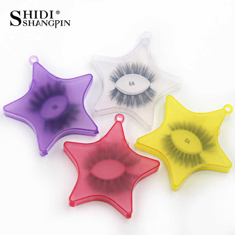 Fake eyelashes 3D imitation mink fur natural nude makeup 1 pair set exaggerated thick eyelashes W250324