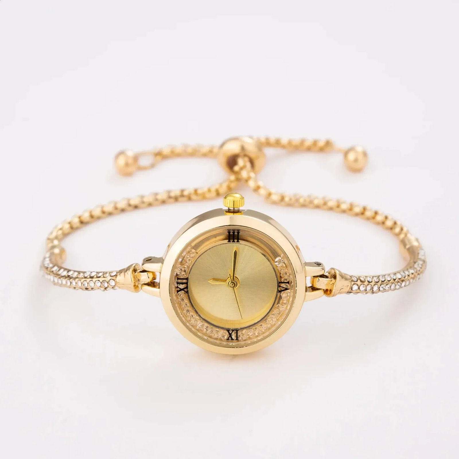 Cute Womens Steel Belt Bracelet Watch Quartz Watch Fashion Small Dial Elegant Womens Watch 250319