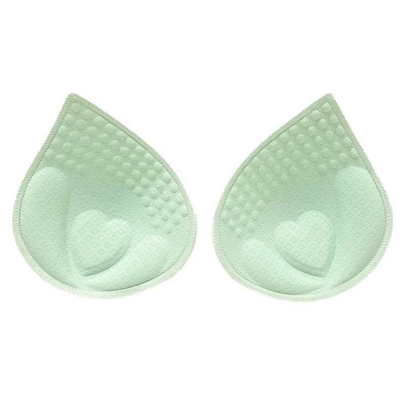 Bikini bra pads chest coasters womens shirt inserts accessories reusable bra inserts droplet shaped breast underwearXJ250324