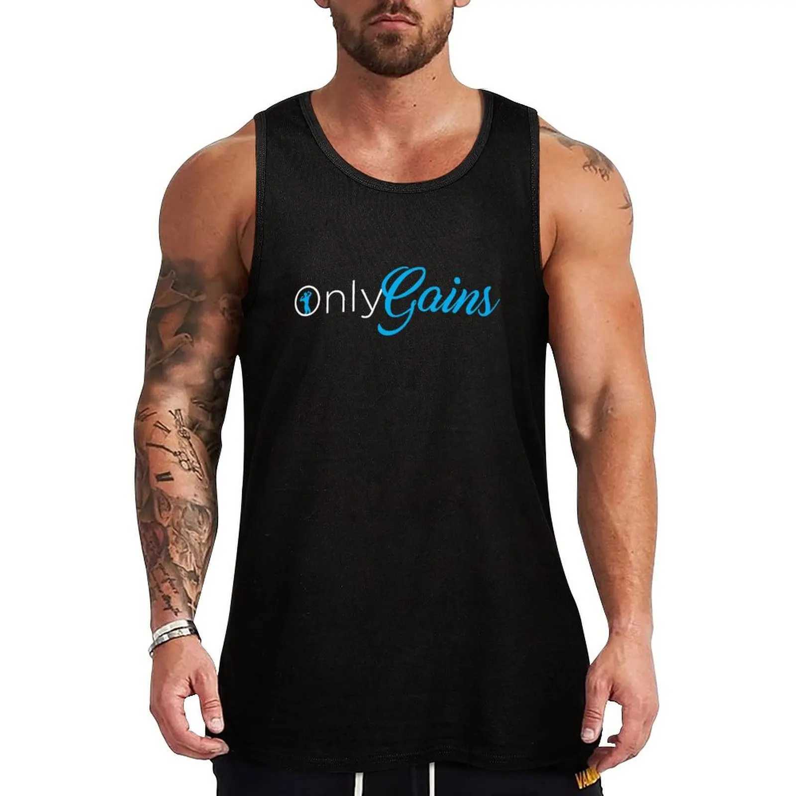 Only get two top mens gym t-shirts sleeveless mens shirts gym accessories for men X250324